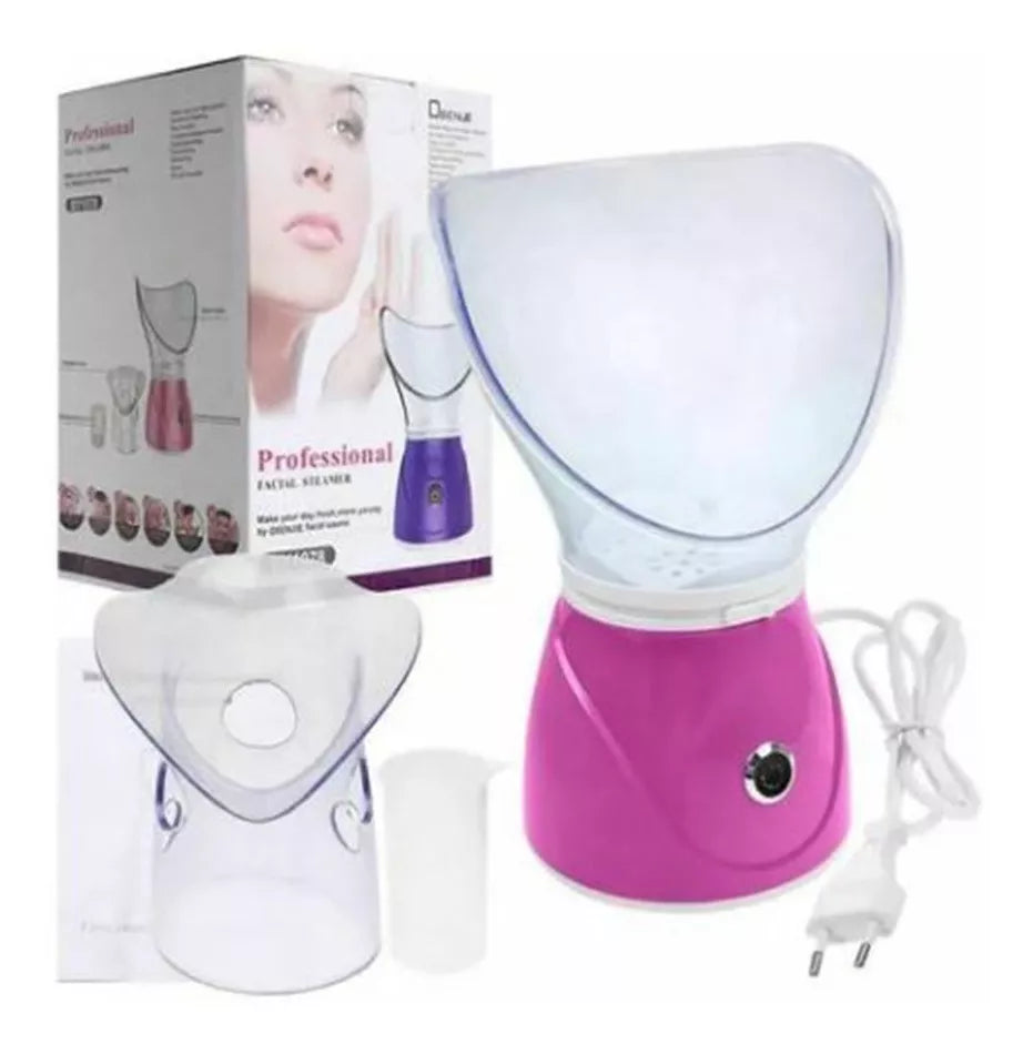 Vaporizador facial completo con máscaras y taza medidora
